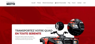 Site internet pour Transport moto